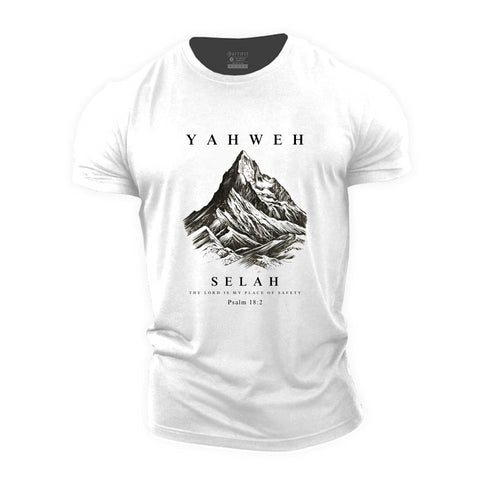 Men's The Lord Is My Place Of Safety Cotton T-Shirt